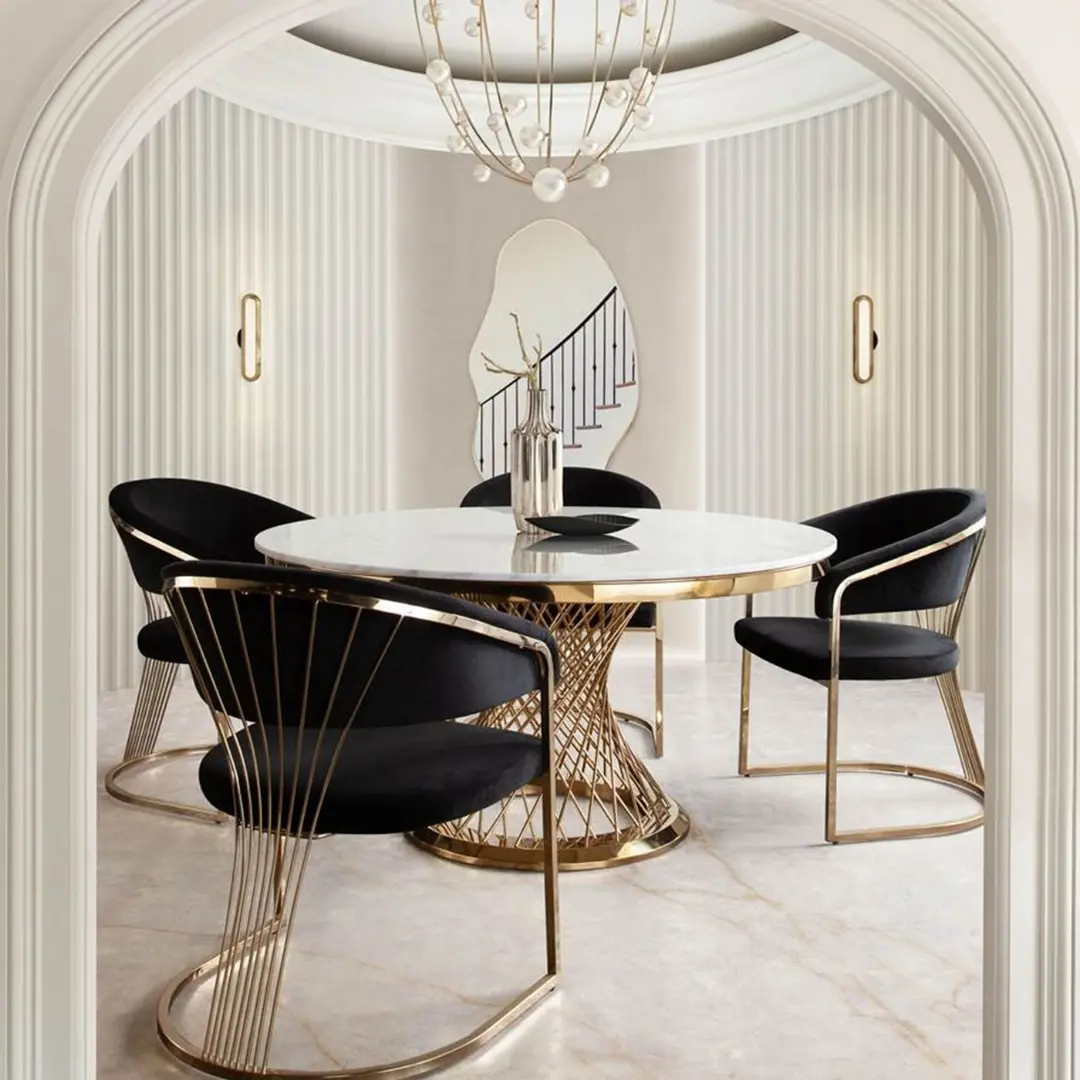 Solstice Black Metal Dining Chair By Diamond Sofa | Mobilia Cleopatra 3 Metal Dining Chair
