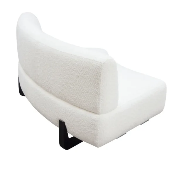 Armless Curved Sofa