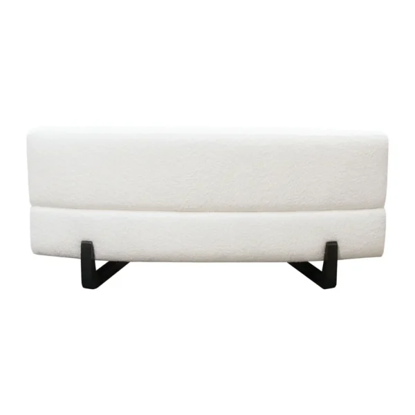 Armless Curved Sofa