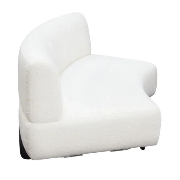 Armless Curved Sofa
