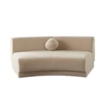 Velvet Upholstered Sofa