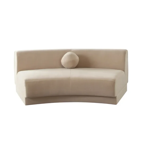Velvet Upholstered Sofa