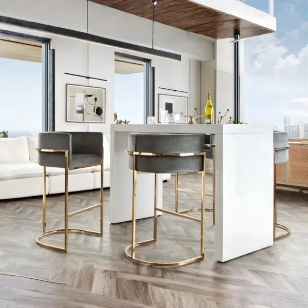 White Bar Table