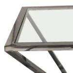 Glass Top End Table
