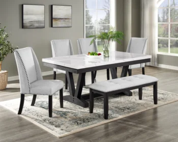 Marble Top Dining Table