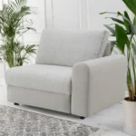 Gray Modular RF Power Recliner