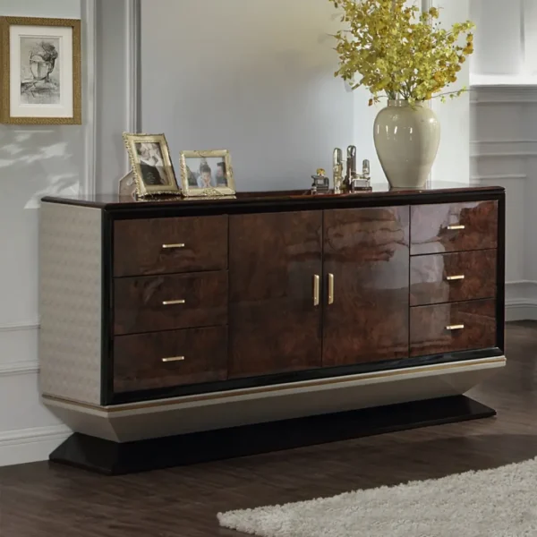 modern glam dresser Glam 6 Piece Dresser Set, Metal Handles, Waterproof, Scratch-resistant - On Sale - Bed Bath & Beyond