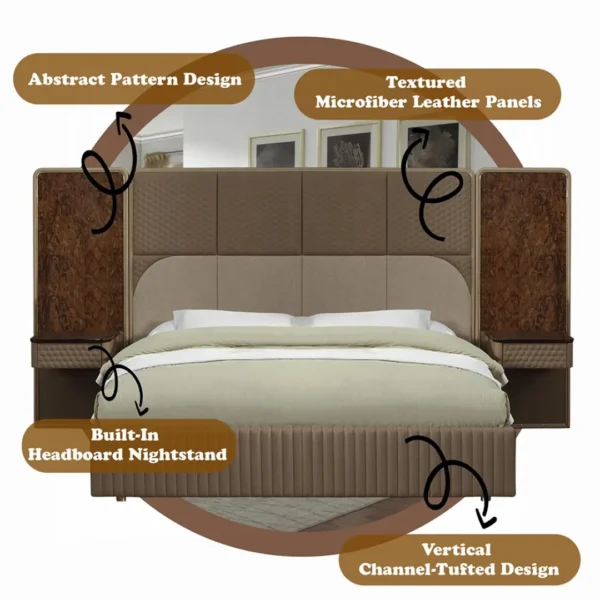 Marcelino One Drawer Wall Mounted Nightstand by ACME - Image 4