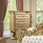 Gold 3 Drawer Chest