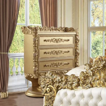 Gold 3 Drawer Chest