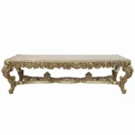 Rectangle Gold Dining Table