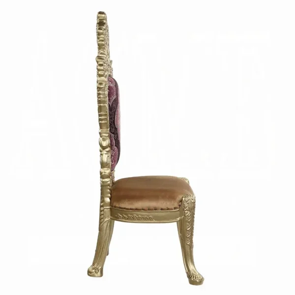 Bernadette Gold Dining Side Chair Set of 2 by ACME - Image 3