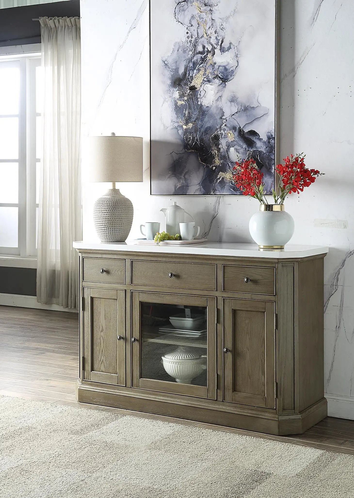 Contemporary marble luxury furniture