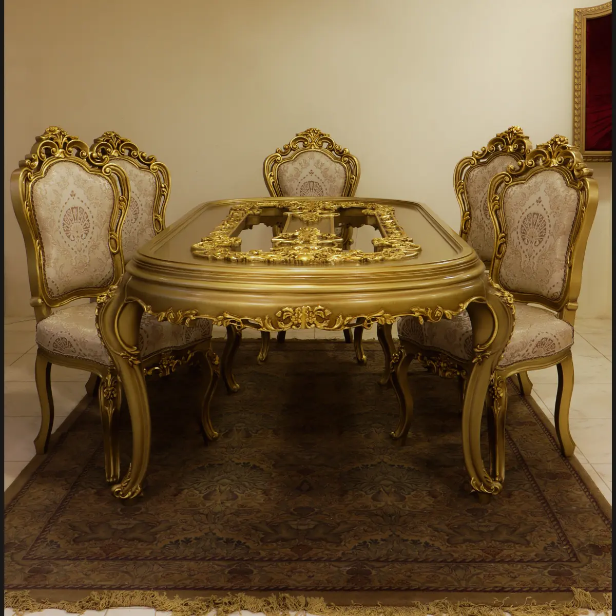 Traditional Egyptian furniture style combining heritage design and elegant craftsmanship