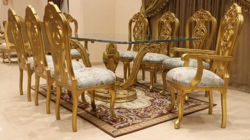 Hand-carved Egyptian furniture