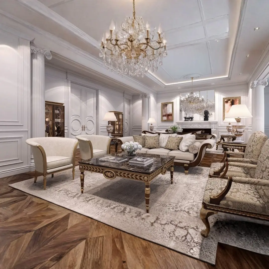 Spanish Style Living Room Madona By Esf Furniture | Mobilia Cleopatra 3 Spanish Style Living Room