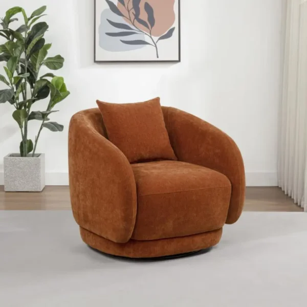 Round Swivel Accent Chair
