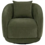 Round Swivel Accent Chair