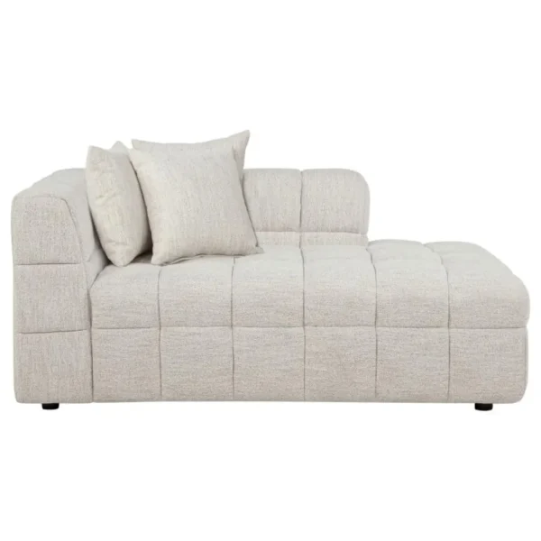 tufted chaise