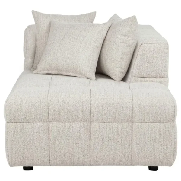 tufted chaise