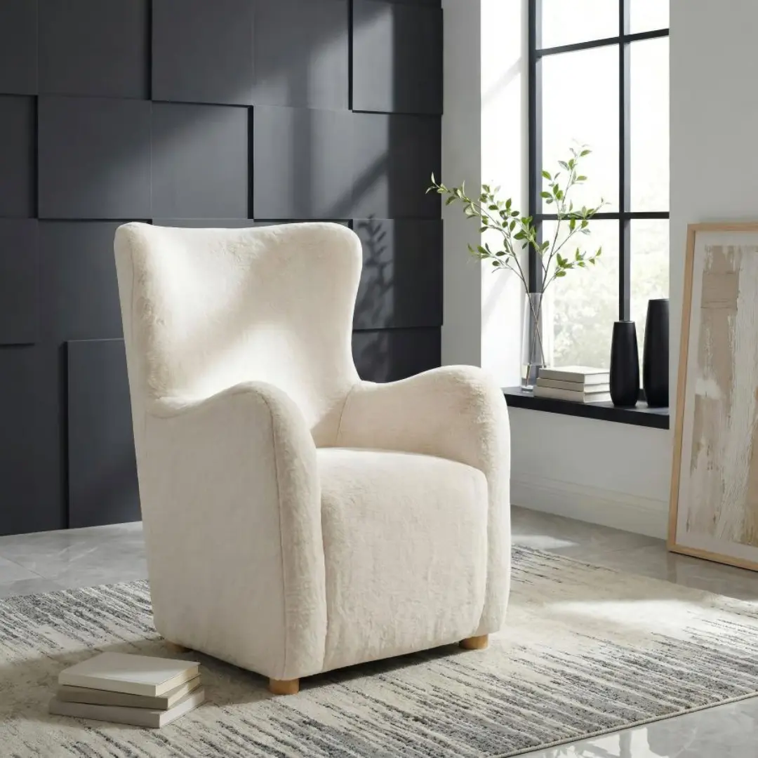 Thornton Modern High Back Accent Chair By Coaster Furniture | Mobilia Cleopatra 3 Modern High Back Accent Chair