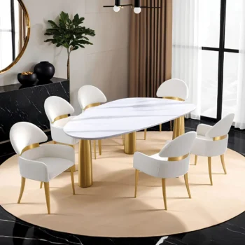 Northam White 7 Piece Dining Set by Furniture Of America