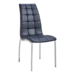 Mat, Shiny Zig Zag Dining Table with 365 Black Chairs