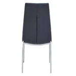 Mat, Shiny Zig Zag Dining Table with 365 Black Chairs