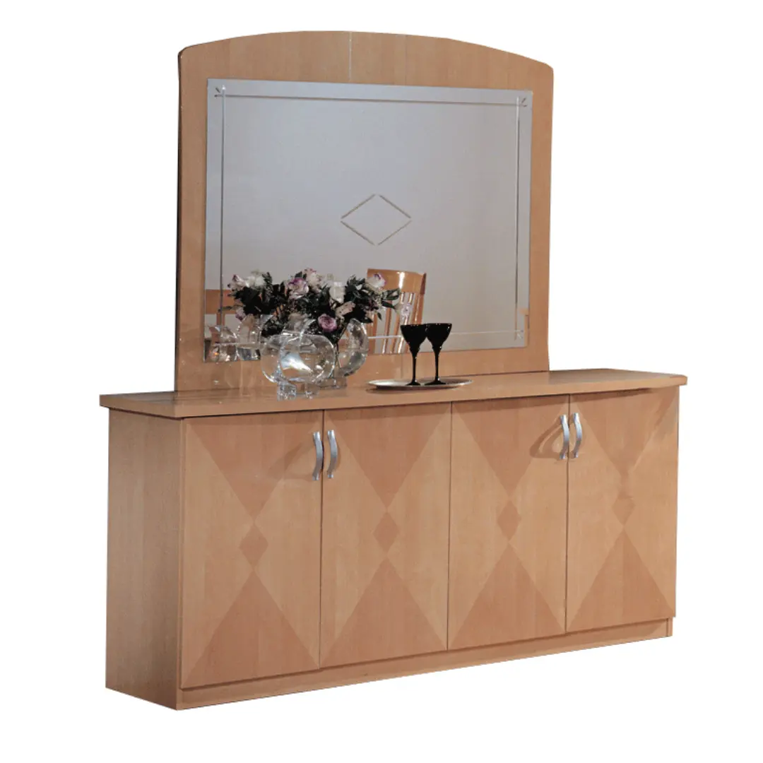 Shiny Elena 4 Door Buffet By Esf Furniture | Mobilia Cleopatra 3 Shiny Elena 4 Door Buffet