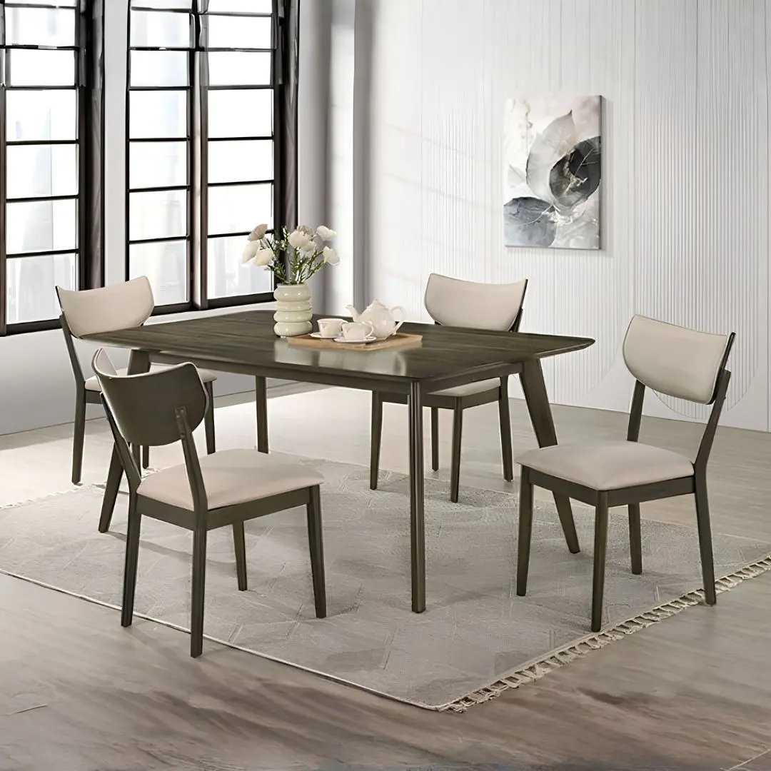 Huttwil 5 Pc Rectangular Counter Height Table Set By Furniture Of America | Mobilia Cleopatra 3 rectangular counter height table