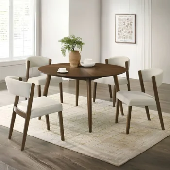 round dining table set