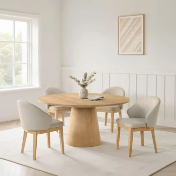 round dining set