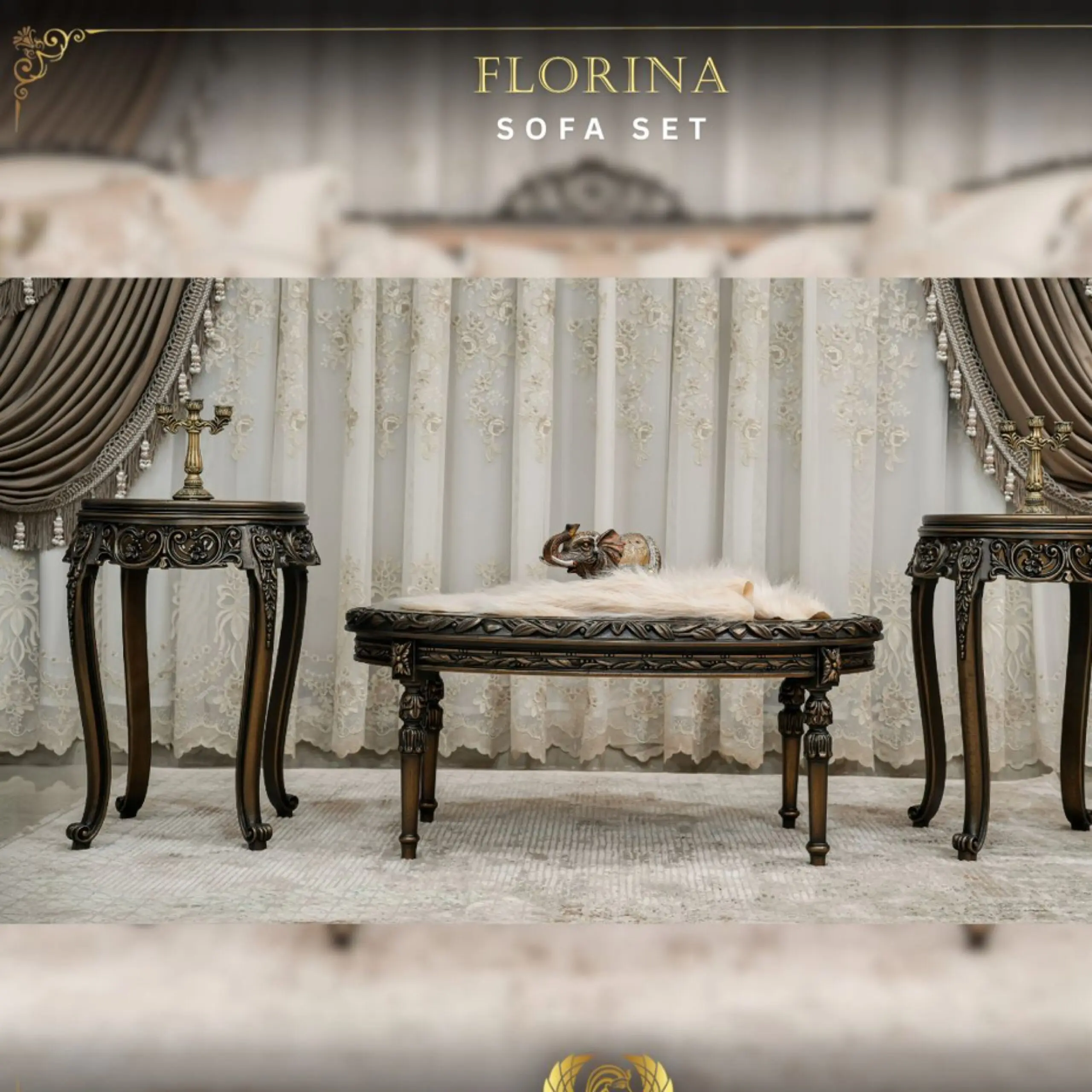 Luxury French home furniture with sophisticated classic finishes