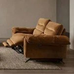 Brown Power Loveseat Recliner