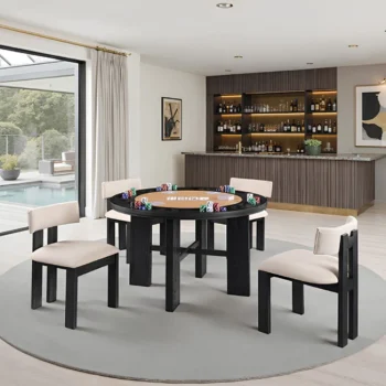 Gaetani 5 Pc Round Table Dining Set by Furniture of America |