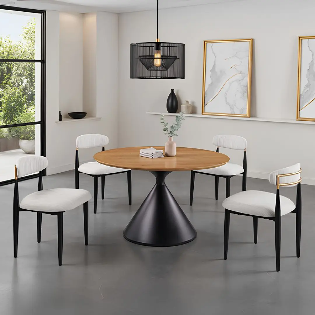 Athan 5 Pc Black Contemporary Dining Room Sets By Furniture Of America | Mobilia Cleopatra 3 Athan 5 Pc Black Contemporary Dining Room Sets by Furniture of America - Image 1
