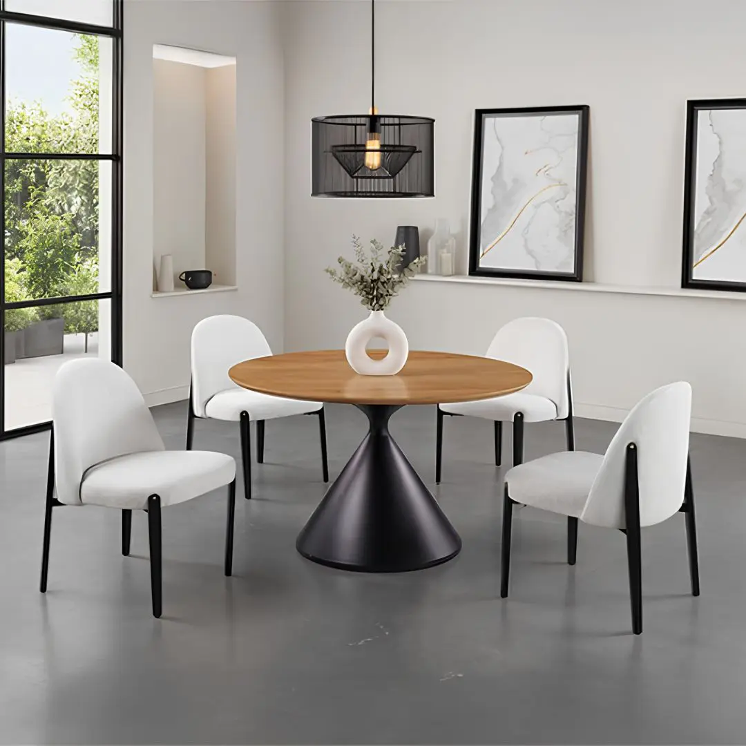 Athan 5 Pc Contemporary Dining Room Sets Black By Furniture Of America | Mobilia Cleopatra 3 Athan 5 Pc Contemporary Dining Room Sets Black by Furniture of America - Image 1