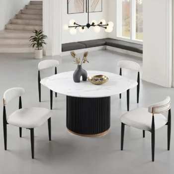 Borden Round Dining Table Set for 6 by Furniture of America |