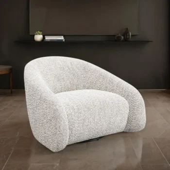 Light Brown Swivel Chair Living Room