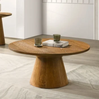 Halewood 36″ Round Cocktail Side Table by Furniture of America