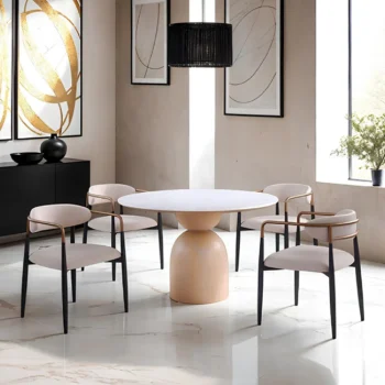 Neasden 5 Pc Contemporary Dining Room by Furniture of America | Egyptian handmade furniture - Royal villa furniture - Dubai style furniture - Turkish classic furniture - Baroque luxury furniture - Victorian Furniture - Custom Made Furniture - Luxury Furniture