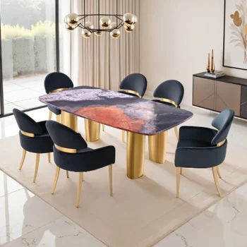 Northolt 7 Pc Luxury Contemporary Dining Room Sets by Furniture of America |