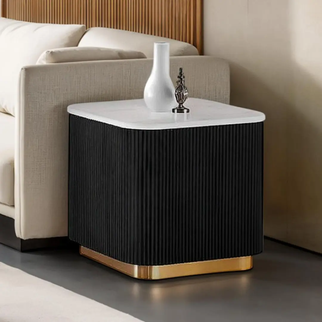 Virden Square Wood End Table By Furniture Of America | Mobilia Cleopatra 3 Black Square Wood End Table