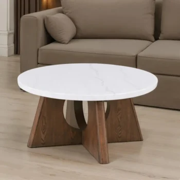 White Marble Coffee Table
