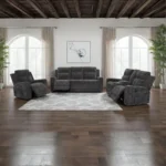 Chenille Power Reclining Sofa Set