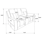Chenille Power Reclining Sofa Set