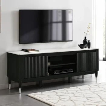Black Stone TV Console