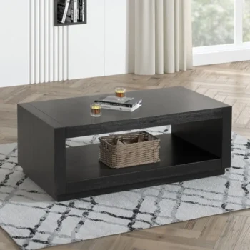 Black Wooden Coffee Table