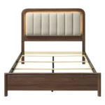 Hayward Walnut Wood Bed by Furniture Of America - Image 2