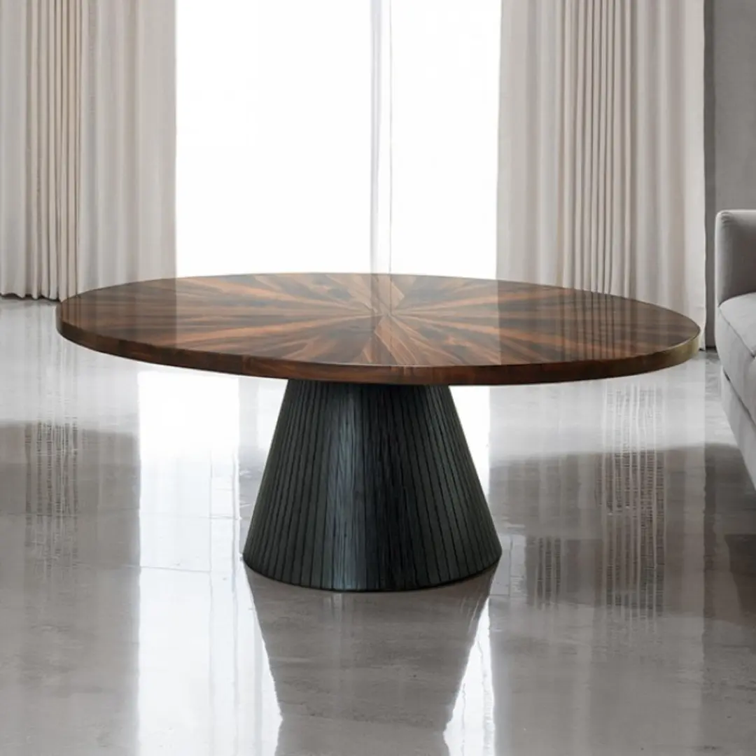 Surdal Oval Wood Coffee Table By Furniture Of America | Mobilia Cleopatra 3 Oval Wood Coffee Table
